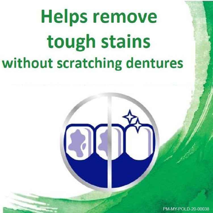 Polident 3 Minute Daily Cleanser For Dentures 6's (Strip) - Ubat Tablet Cuci Rendam Gigi Palsu