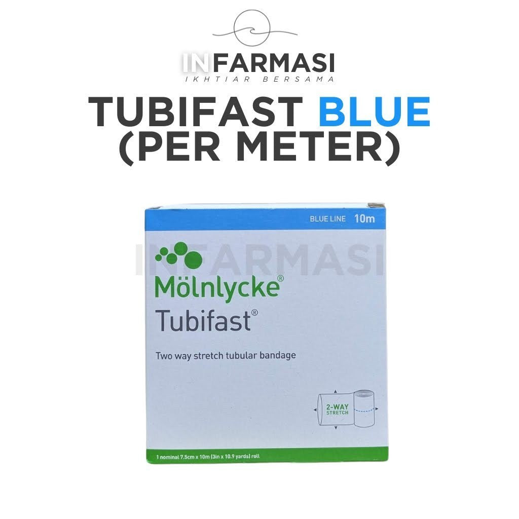 Tubifast Eczema Wrap | Molnlycke Tubular Bandage 2-Way Stretch | Wet Wrap Dressing (Per Meter)