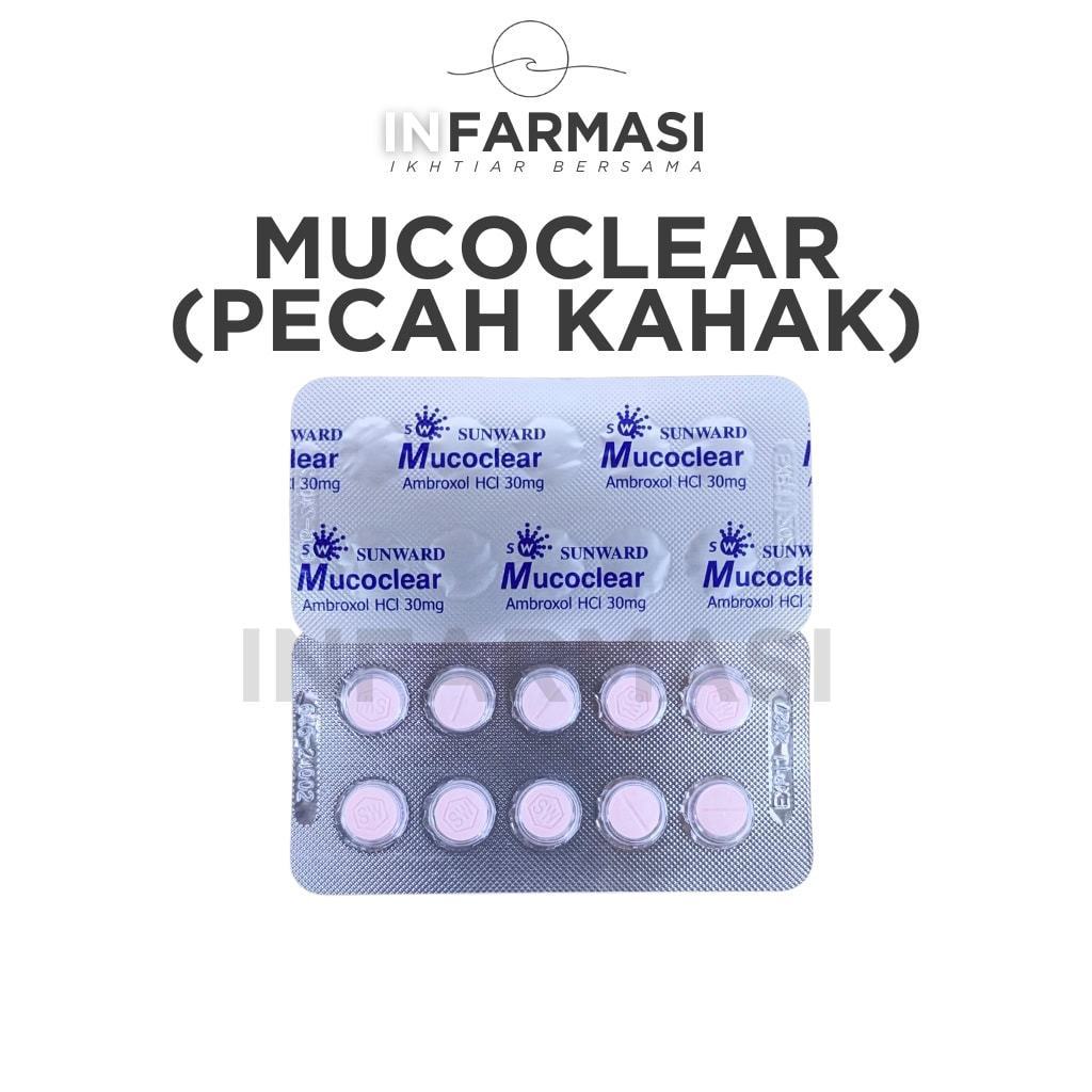 Mucoclear Ambroxol 30mg Tablets 10's (Strip) – Ubat Cair Kahak & Melegakan Batuk Berkahak