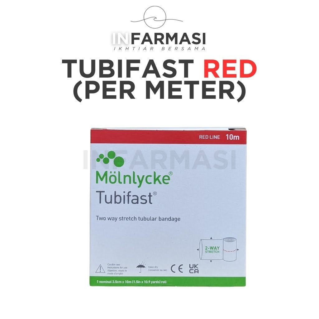 Tubifast Eczema Wrap | Molnlycke Tubular Bandage 2-Way Stretch | Wet Wrap Dressing (Per Meter)